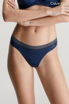藍色 - Calvin Klein淨色單件裝丁字褲 (B51534) | NT$1,070