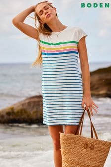 Boden Stripe Leah Jersey T-shirt Dress (B51663) | kr920