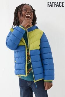 Bleu cobalt - Fatface Hooded Padded Jacket (B51674) | CA$100