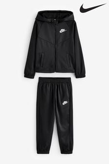 Schwarz - Nike Little Kids Lifestyle Essentials Poly Tracksuit (B51740) | 69 €