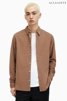 AllSaints Brown Lorella Shirt (B51772) | $180
