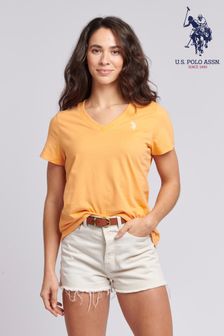 U.S. Polo Assn. Regular Fit Womens V-Neck T-Shirt