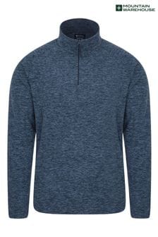 Mountain Warehouse Blue Mens Snowdon Micro Fleece (B51809) | $38