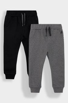 Black & Grey - Jojo Maman Bébé 2-pack Joggers (B51898) | ￥4,140