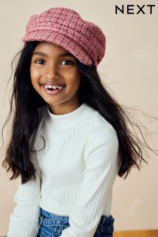 Pink Tweed - Baker Boy Hat (3-16yrs) (B52167) | 50 zł - 75 zł