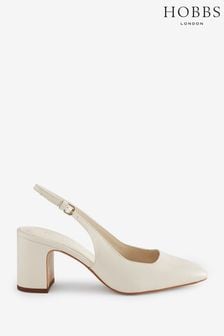 Hobbs Cream Lily Slingback Shoes (B52270) | AED715