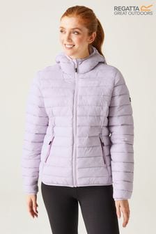 Пурпурный - Женская куртка с капюшоном Regatta Marizion (B52390) | €83