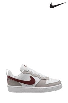 Nike Grey/White Youth Court Borough Recraft Trainers (B52434) | 345 zł