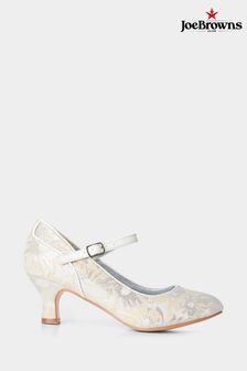 Joe Browns Shimmery Jacquard Mary Janes Shoes