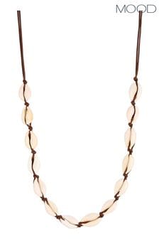 Mood Gold Shell Cord Toggle Necklace (B52658) | €21