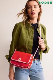 Boden Red Structured Cross-Body Bag (B52680) | €69