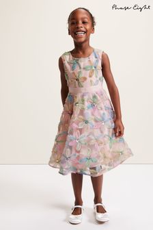 Phase Eight Pink Flora Jacquard Dress (B52710) | €101