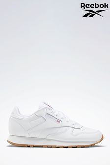 Zapatillas de deporte blancas Classic Leather para niños de Reebok (B52988) | 85 €