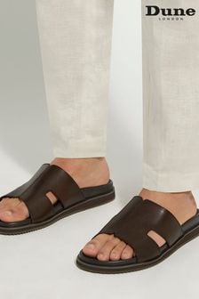 Dune London Brown Insight Chunky Sole Footbed Sandals (B53194) | €118