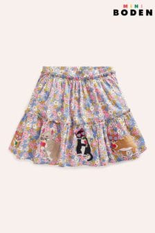 Boden Pink Appliqué Skirt (B53377) | KRW68,300 - KRW79,000
