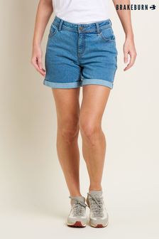 Brakeburn Blue Side Stripe Denim Shorts (B53598) | €60