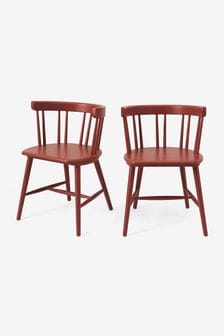 MADE.COM Set of 2 Terracotta Deauville Dining Chairs (B53647) | €567