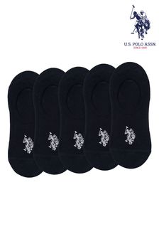 U.S. Polo Assn. Invisible Trainers Socks 5 Pack (B53691) | KRW32,000