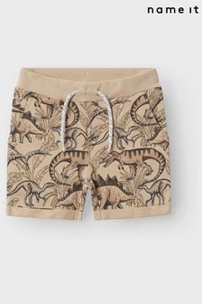 Name It Brown Dinosaur Draw String Shorts (B53750) | KRW29,900