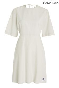 Calvin Klein Natural Back Detail Seersucker Dress (B53935) | 5,722 UAH