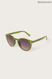 Monsoon Green Round Frame Sunglasses (B54040) | kr270