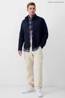 French Connection Blue Mesh Lined Harrington Jacket (B54346) | kr1 370