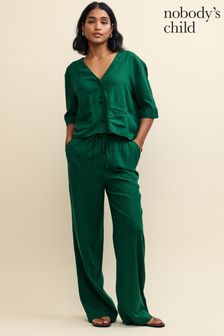 Nobodys Child Green Shona Trousers (B54543) | €83