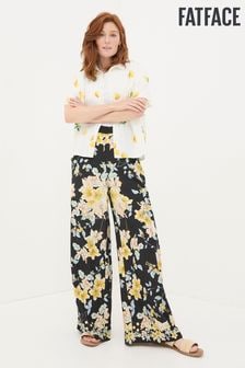 FatFace Black Jenna Citrus Floral Trousers (B54574) | KRW126,000