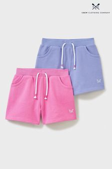 ピンク - Crew Clothing ジャージー ショートパンツ 2 枚パック (B54638) | ￥3,880 - ￥4,580