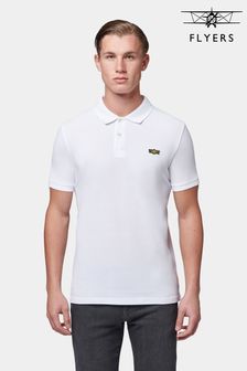 Weiß - Flyers Herren Polo-Shirt in Classic Fit (B54757) | 47 €