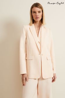 Phase Eight Pink Bianca Peach Suit Jacket (B54800) | AED771