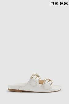 Sandals White Sliders Bridal Footwear Next Oman