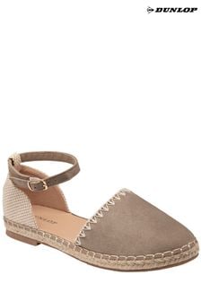 Dunlop light Brown Flat Espadrille Sandals (B55039) | kr325