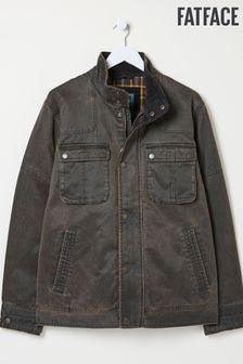 FatFace Hadley Brown Biker Jacket (B55115) | $165