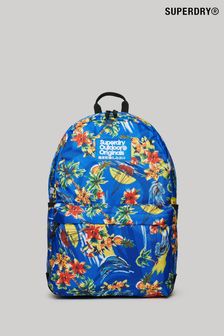 Superdry Blue Printed Montana Backpack (B55351) | ₪ 226