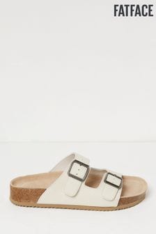 FatFace White Meldon Footbed Sandals (B55352) | MYR 237