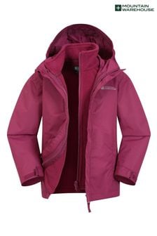 Красный - Детская водонепроницаемая куртка 3 в 1 Mountain Warehouse Fell (B55458) | €53