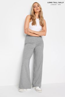 Long Tall Sally Grey Soft Ribbed Trousers (B55564) | 2,117 UAH