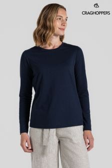 Craghoppers Blue NosiLife Akona Long Sleeved Top (B55625) | AED222