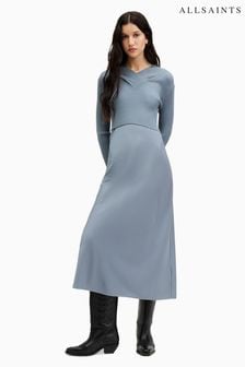 AllSaints Blue Hana Dress (B55918) | €290