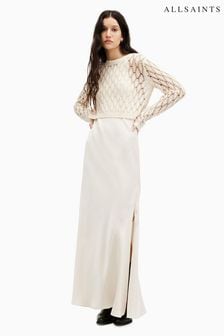 AllSaints White Erin Dress (B55935) | 1,183 QAR