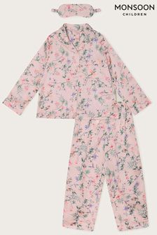 Monsoon Hydrangea Satin Pyjamas Set