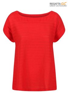 Regatta Red Adine Curved Hem T-Shirt (B56107) | $43