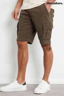 Threadbare Chocolate 100% Cotton Cargo Shorts (B56205) | $45