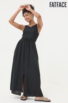 FatFace Black Carmen Maxi Dress (B56317) | €99