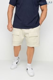 Naturfarben - BadRhino Big & Tall Jersey-Shorts mit Cargotaschen (B56365) | 37 €