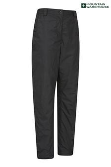 Mountain Warehouse Black Womens Winter Trek II Short Length Trousers (B56451) | LEI 275