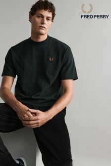 Night Green - Fred Perry Relaxed Fit T-shirt (B56525) | kr1 370