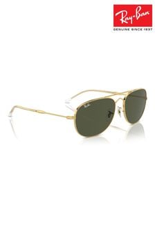 Ray-ban Gold Tone Bain Bridge Rb3735 Pillow Sunglasses (B56956) | €232
