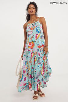 Jd Williams Blue Maxi Tiered Beach Dress (B56984) | 42 €
